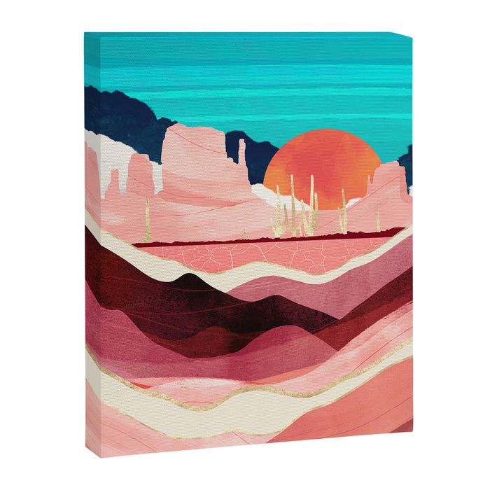 Sunset Desert Canvas Print Gallery Image 1
