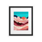 Sunset Desert Framed Art Print Gallery Image 6