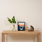Sunset Lake Framed Canvas Print Gallery Image 4
