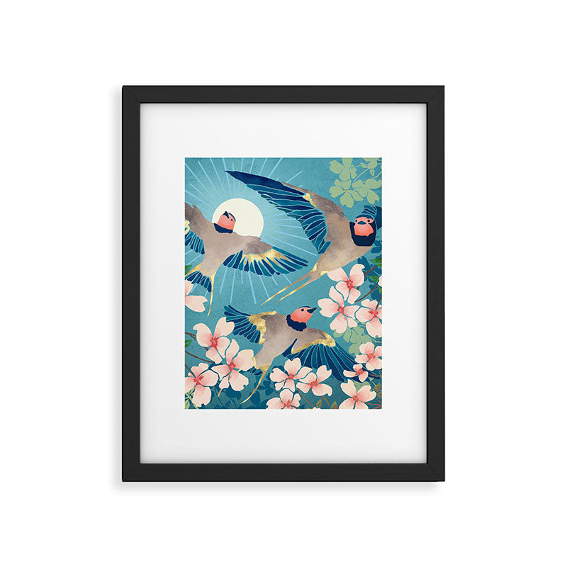 Swallows New Beginning Framed Art Print Gallery Image 6