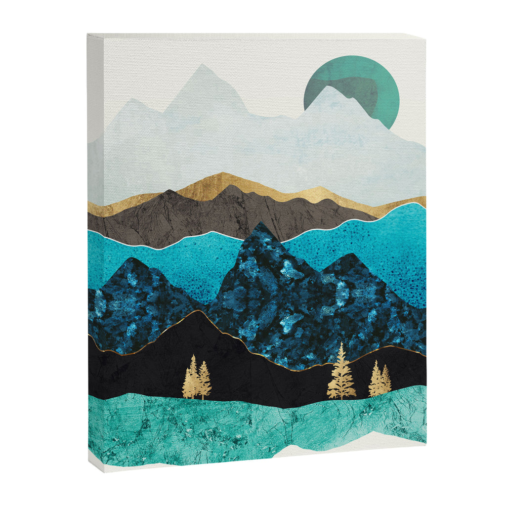 Teal Afternoon Canvas Print Gallery Image 8