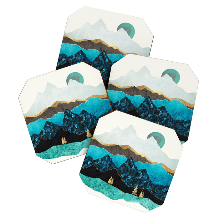 Teal Afternoon Coaster Gallery Image 1