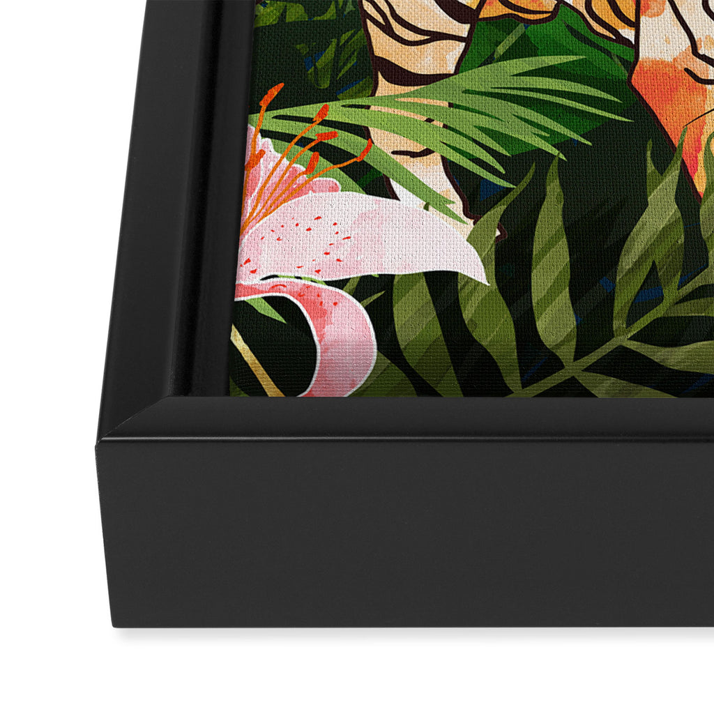 Tiger Dream Framed Canvas Print Gallery Image 3