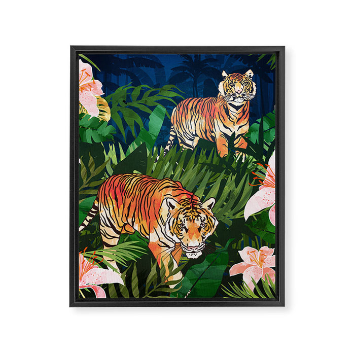 Tiger Dream Framed Canvas Print Gallery Image 1