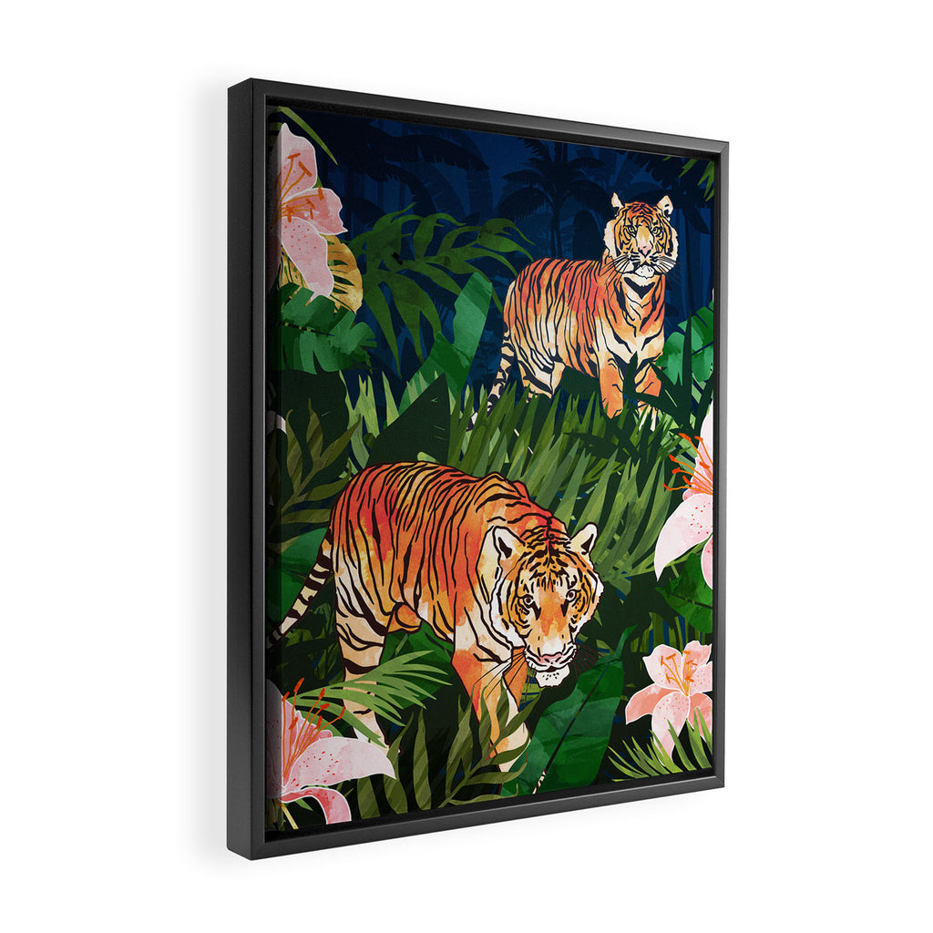 Tiger Dream Framed Canvas Print Gallery Image 2