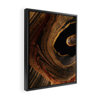 Tiger's Eye Canyon Framed Canvas Print Gallery Image 2