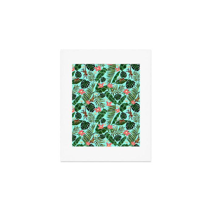 Tropical Garden - Mint Art Print Gallery Image 1