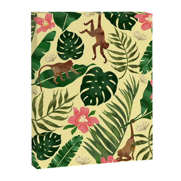 Tropical Garden-Yellow Canvas Print Gallery Image 1