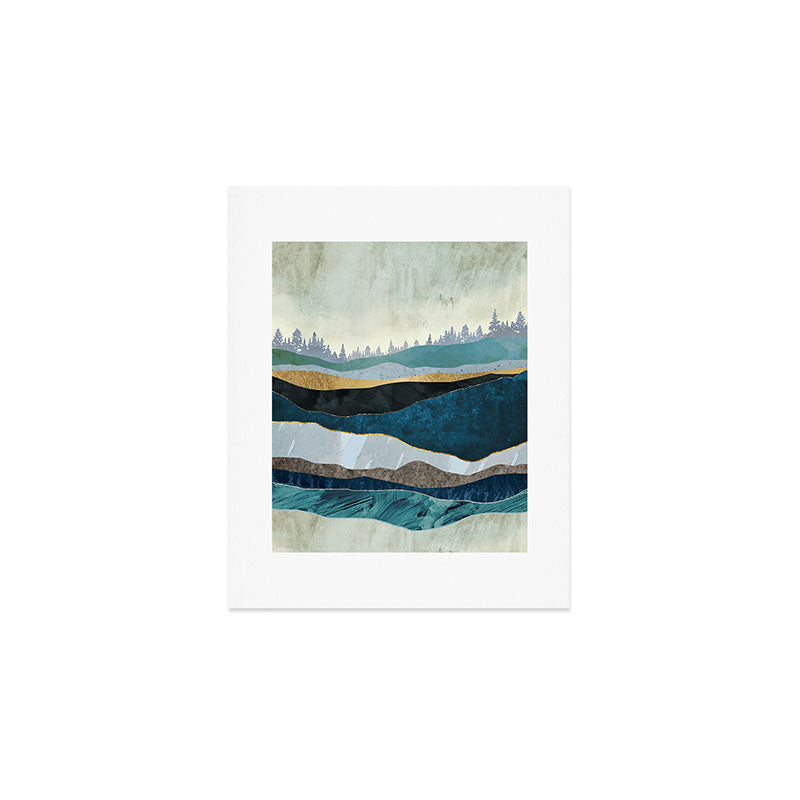 Turquoise Hills Art Print Gallery Image 1