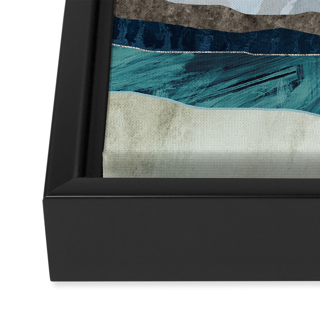Turquoise Hills Framed Canvas Print Gallery Image 3