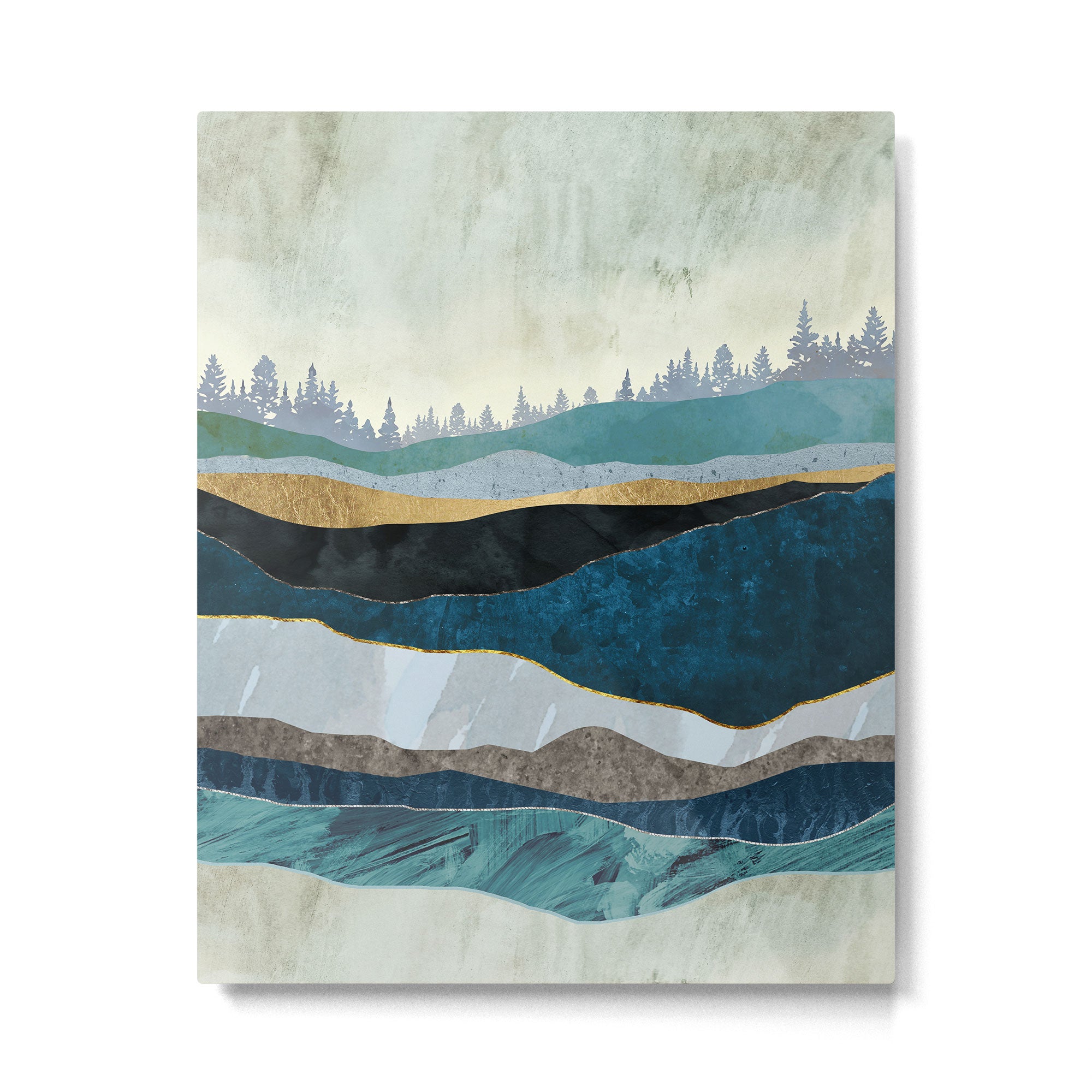 Turquoise Hills Metal Print Gallery Image 6