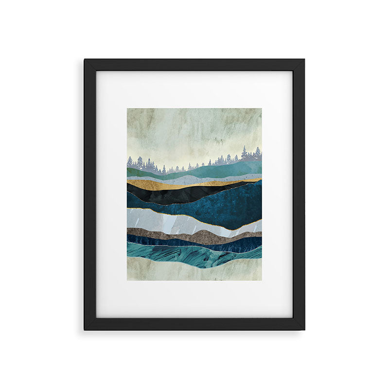 Turquoise Hills Framed Art Print Gallery Image 6