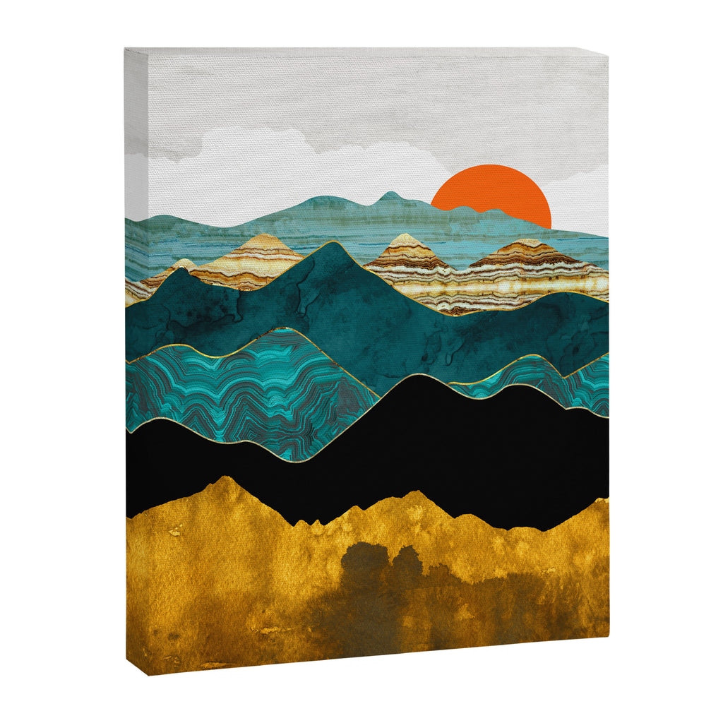 Turquoise Vista Canvas Print Gallery Image 8