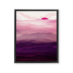 Ultra Violet Day Framed Canvas Print Gallery Image 8