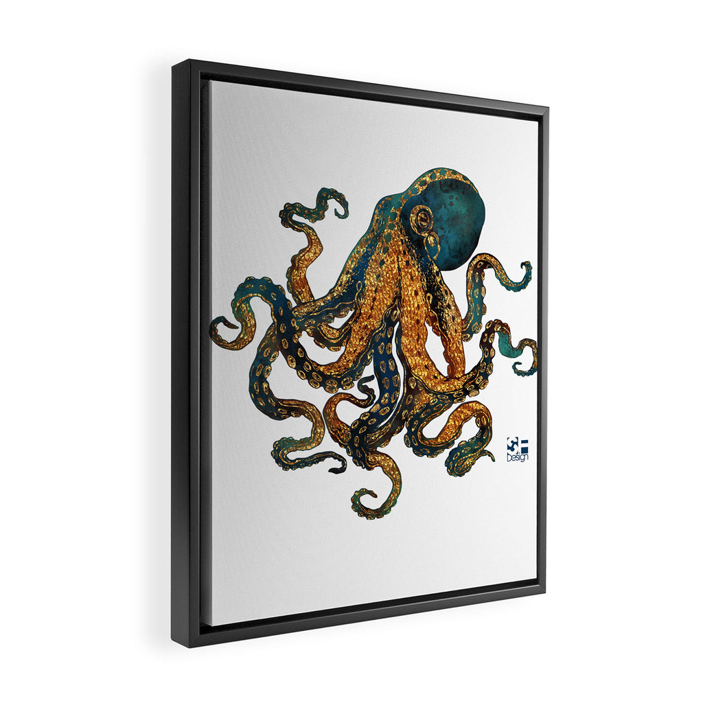 Underwater Dream IV-Custom Framed Canvas Print Gallery Image 2