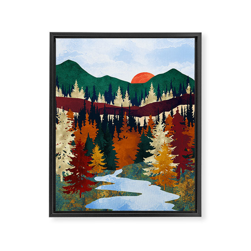 Valley Stream Framed Canvas Print Gallery Image 8