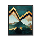 Velvet Copper Mountains Framed Canvas Print Gallery Image 8