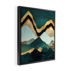 Velvet Copper Mountains Framed Canvas Print Gallery Image 2