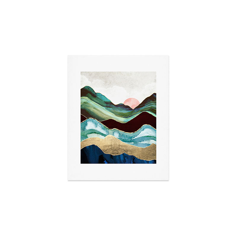 Velvet Mountains Art Print Gallery Image 1