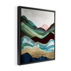 Velvet Mountains Framed Canvas Print Gallery Image 2