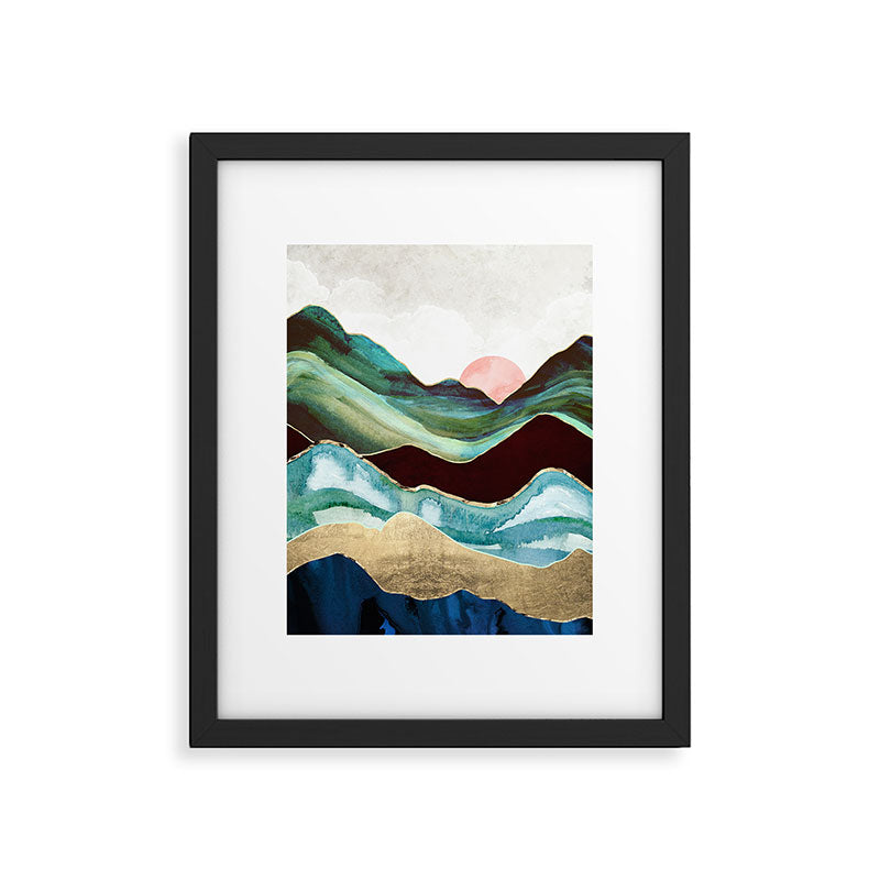 Velvet Mountains Framed Art Print Gallery Image 6