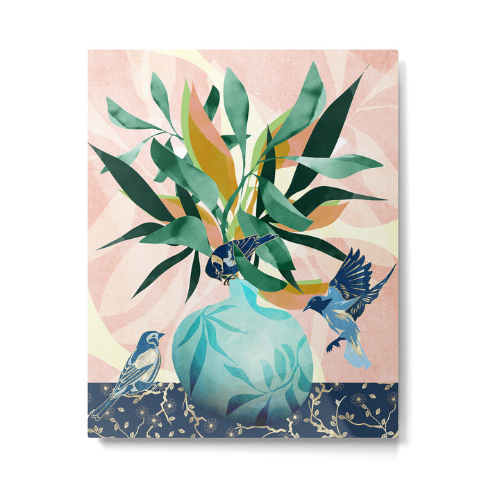 Vintage Vase Abstract Metal Print Gallery Image 1