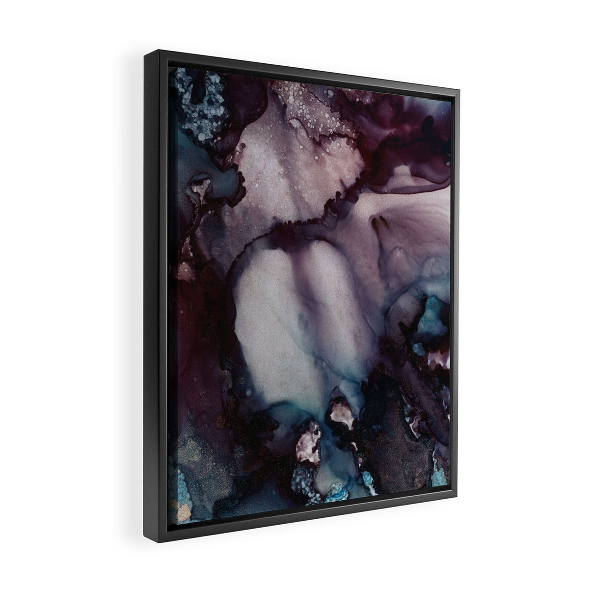 Vivid Abstract Framed Canvas Print Gallery Image 2