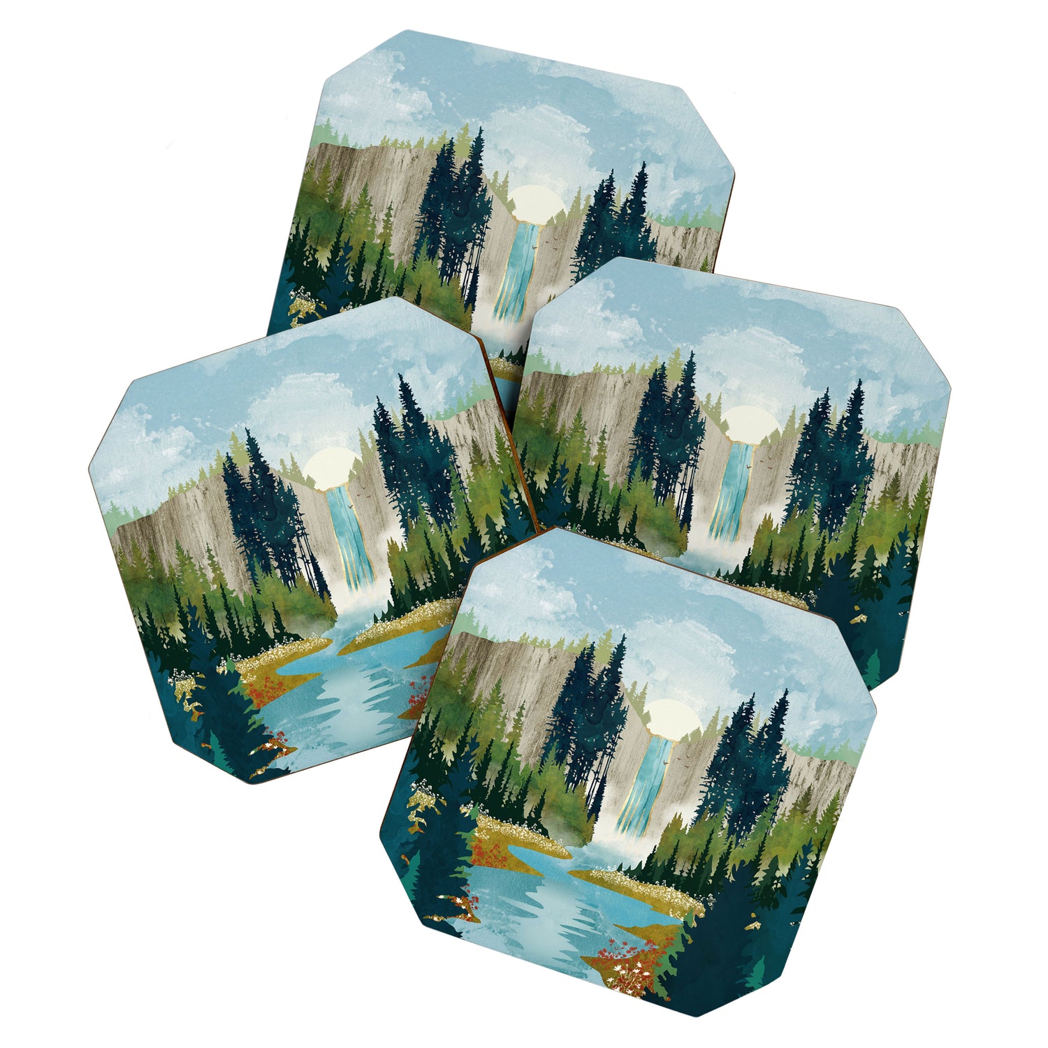 Waterfall Vista Coaster Gallery Image 1