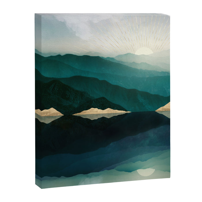 Waters Edge Reflection Canvas Print Gallery Image 1