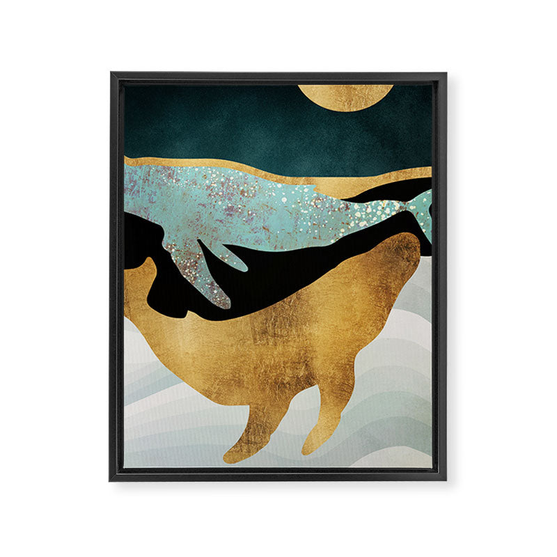 Whale Song Framed Canvas Print Gallery Image 8