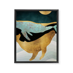 Whale Song Framed Canvas Print Gallery Image 8
