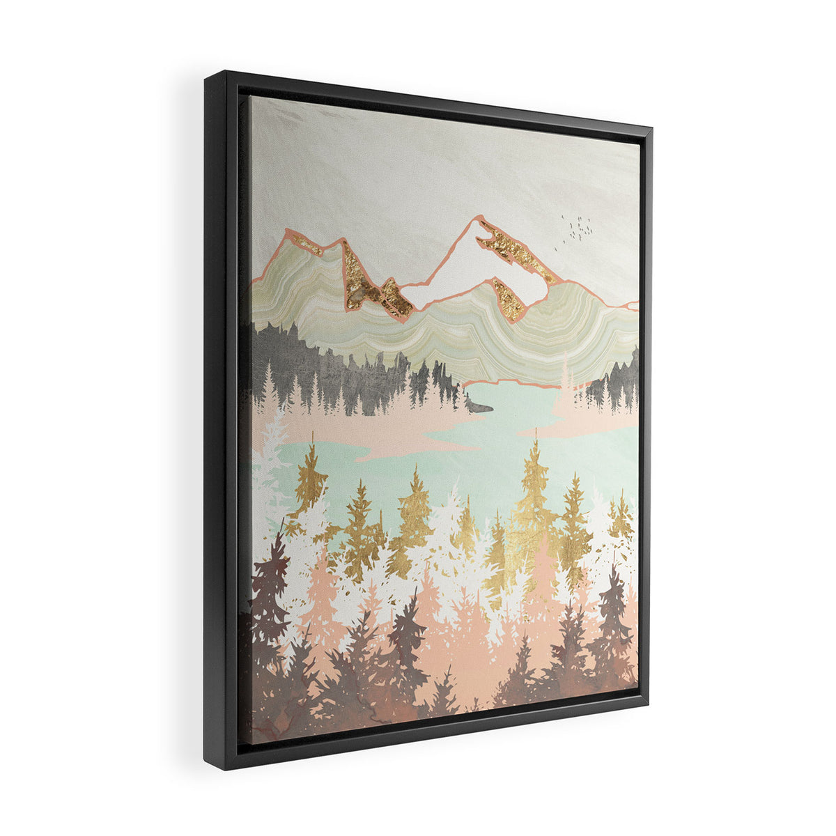 Winter Bay Framed Canvas Print Gallery Image 2