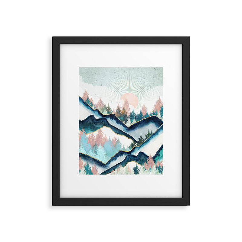 Winter Forest Framed Art Print Gallery Image 6