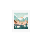 Winter Forest Vista Art Print Gallery Image 1