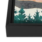 Winter Forest Vista Framed Canvas Print Gallery Image 3