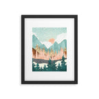 Winter Forest Vista Framed Art Print Gallery Image 6