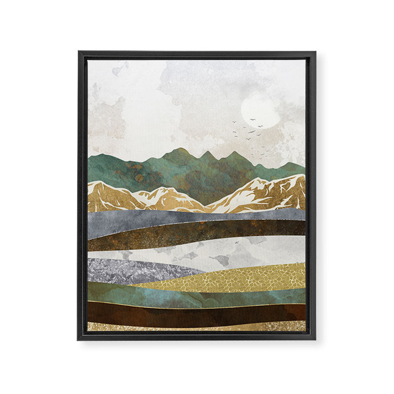 Winter Hills Framed Canvas Print Gallery Image 8