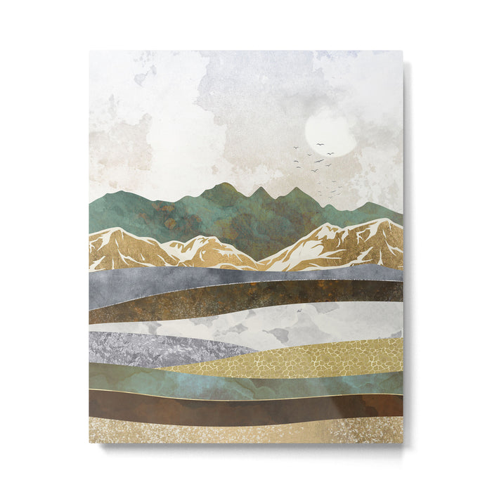 Winter Hills Metal Print Gallery Image 1