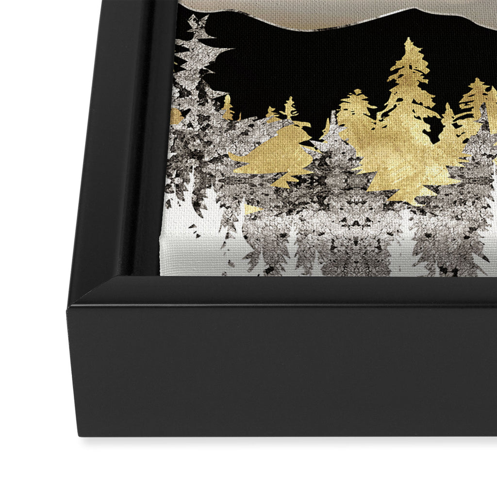 Winter Moon Framed Canvas Print Gallery Image 3