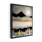 Winter Moon Framed Canvas Print Gallery Image 2
