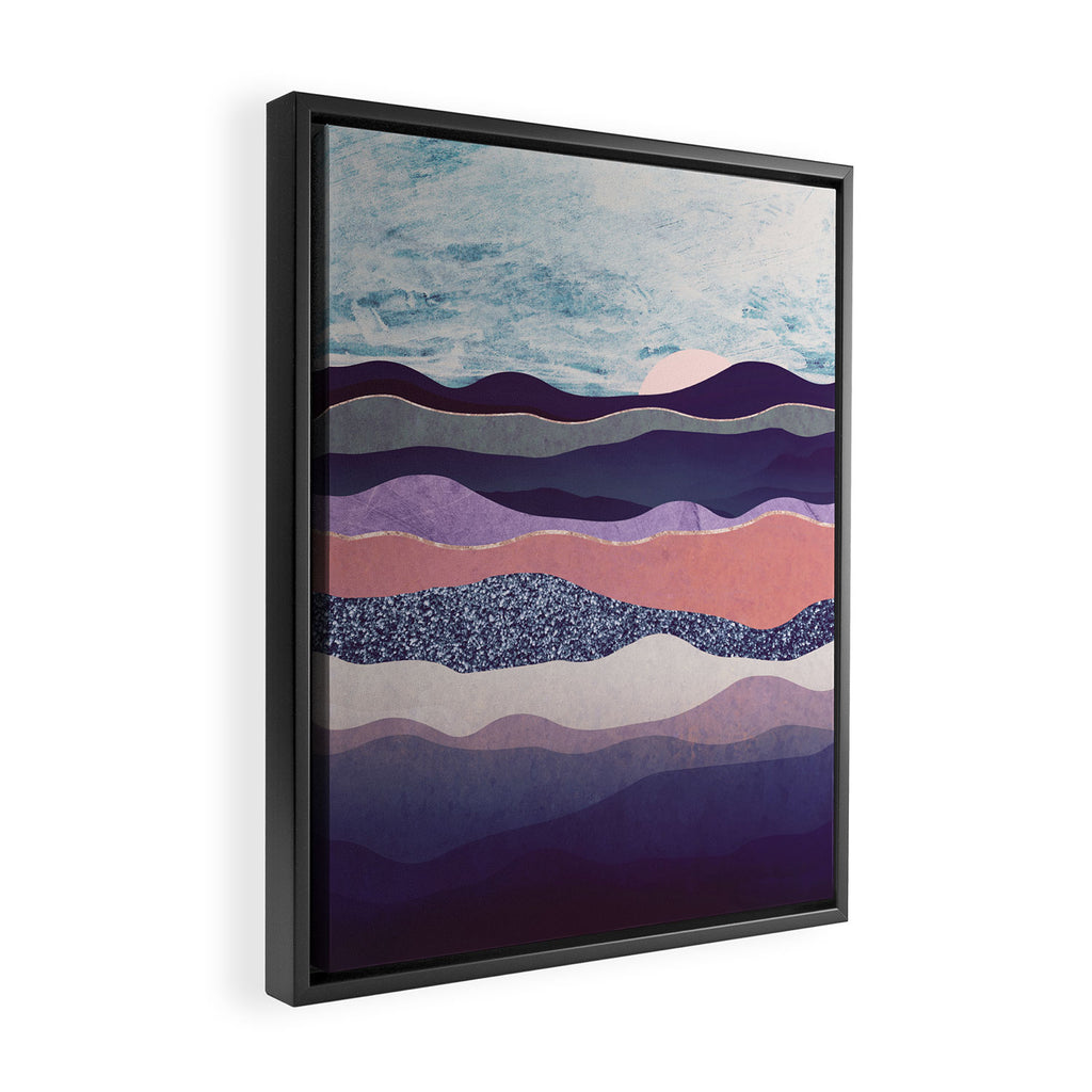 Winter Mountains Framed Canvas Print Gallery Image 2