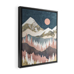 Winter Peaks Framed Canvas Print Gallery Image 2