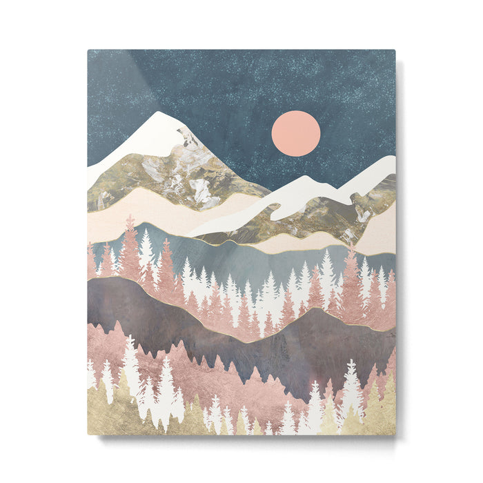 Winter Peaks Metal Print Gallery Image 1