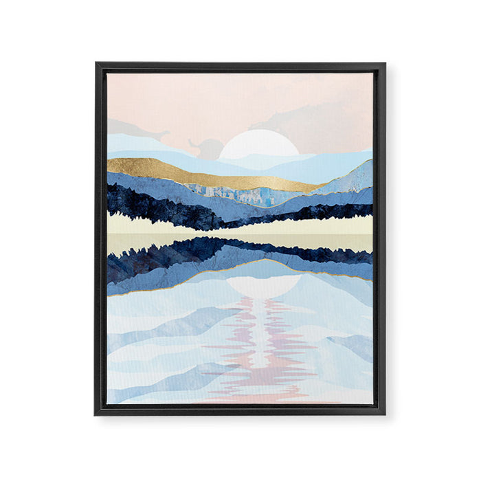 Winter Reflection Framed Canvas Print Gallery Image 1