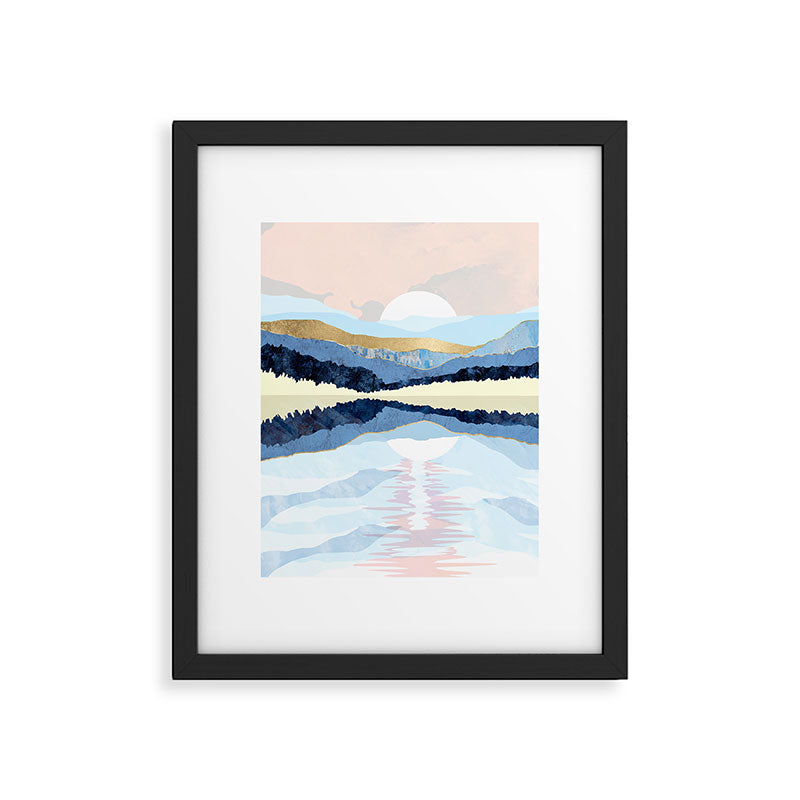 Winter Reflection Framed Art Print Gallery Image 6