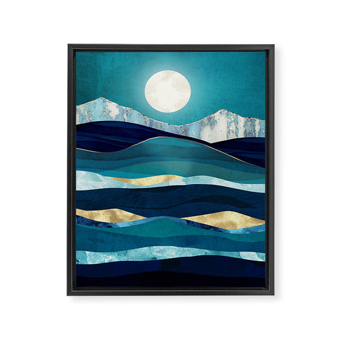 Winter Sea Framed Canvas Print Gallery Image 1