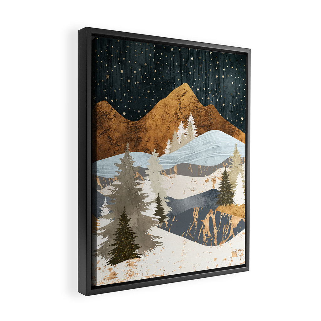 Winter Stars Framed Canvas Print Gallery Image 2