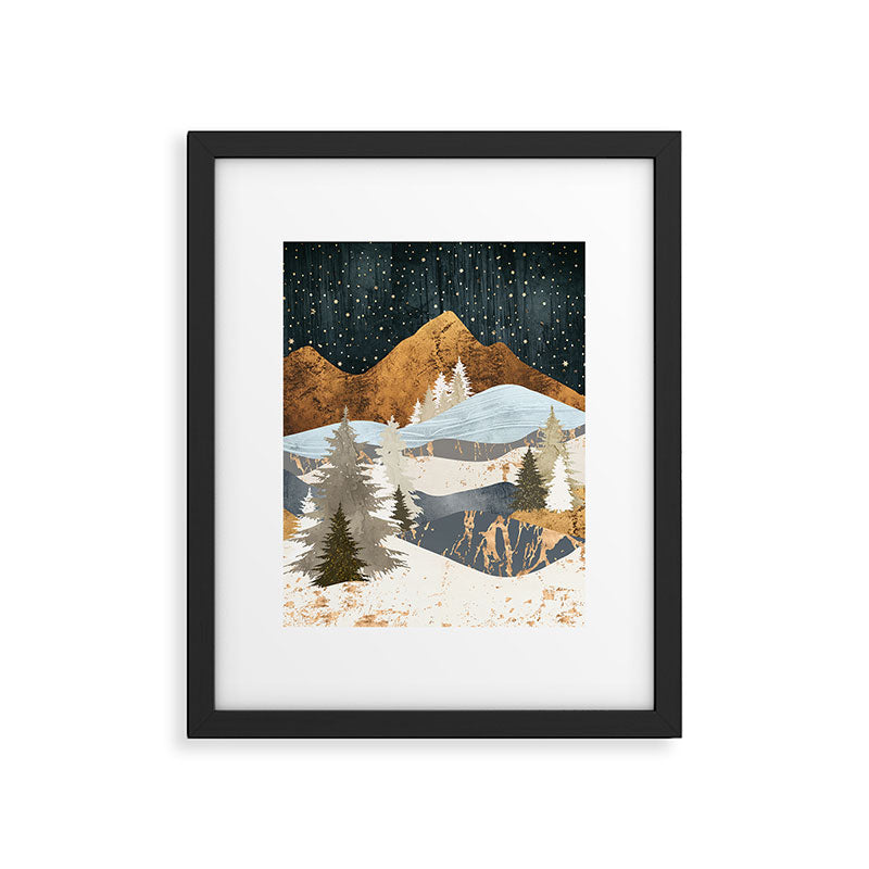 Winter Stars Framed Art Print Gallery Image 4