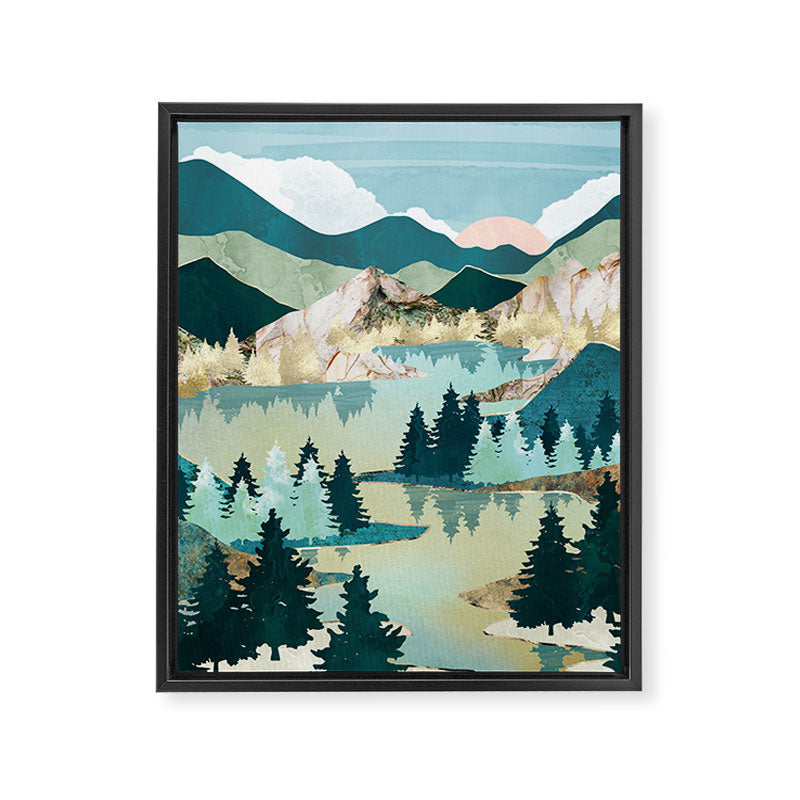 Winter Sun Framed Canvas Print Gallery Image 8