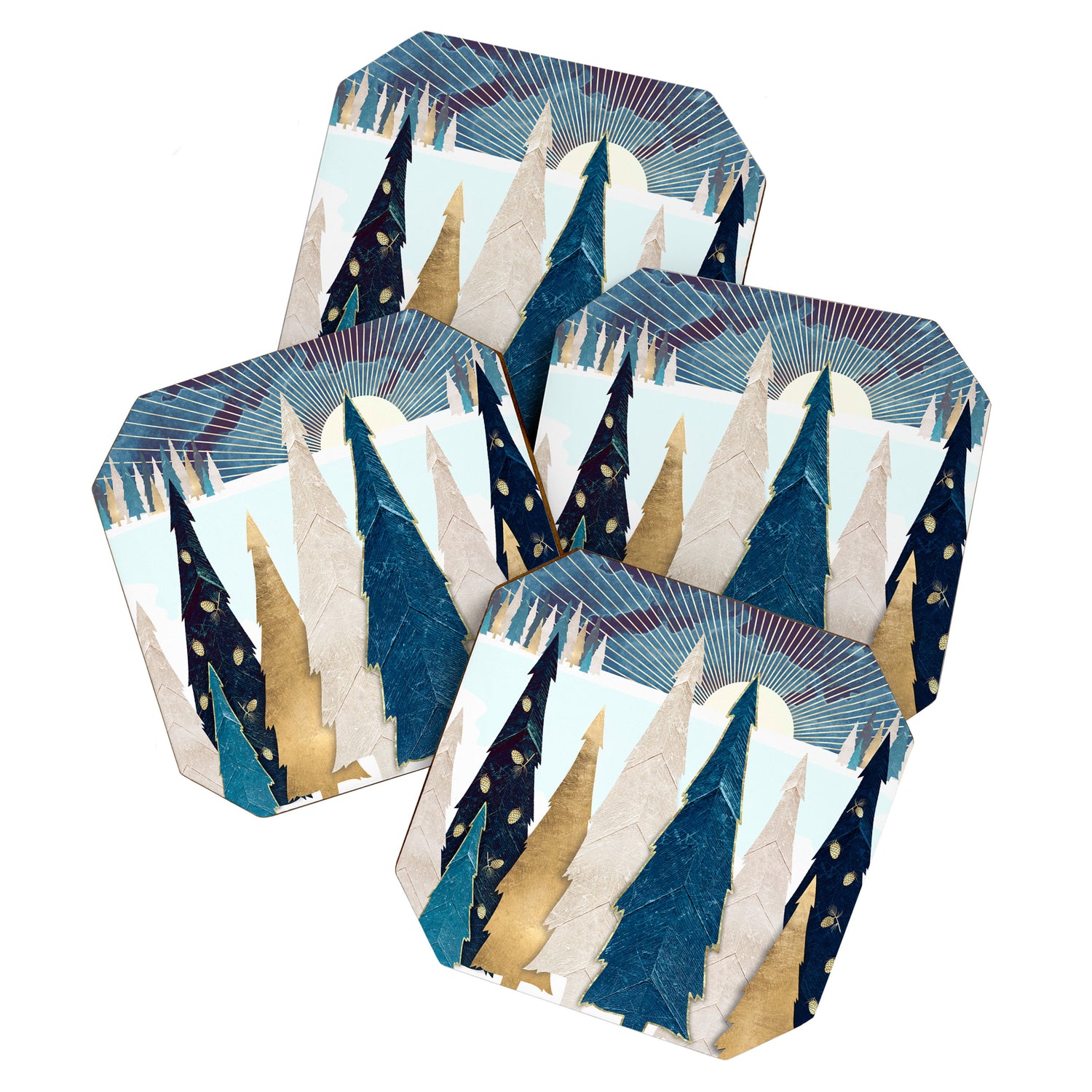 Winter Trees Coaster Gallery Image 1